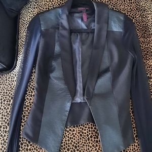 Black Mesh Blazer